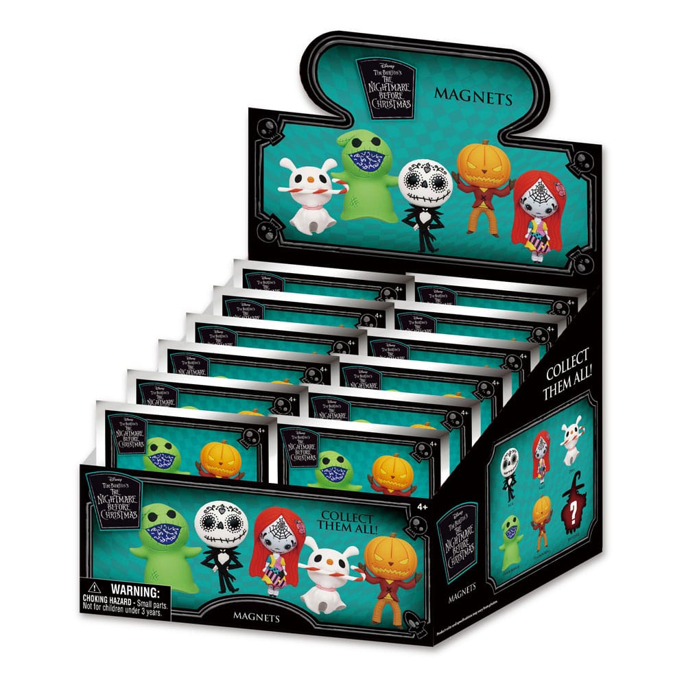 Pesadilla antes de Navidad Imáns blind pack Series 2 Expositor (12) Frikytopia