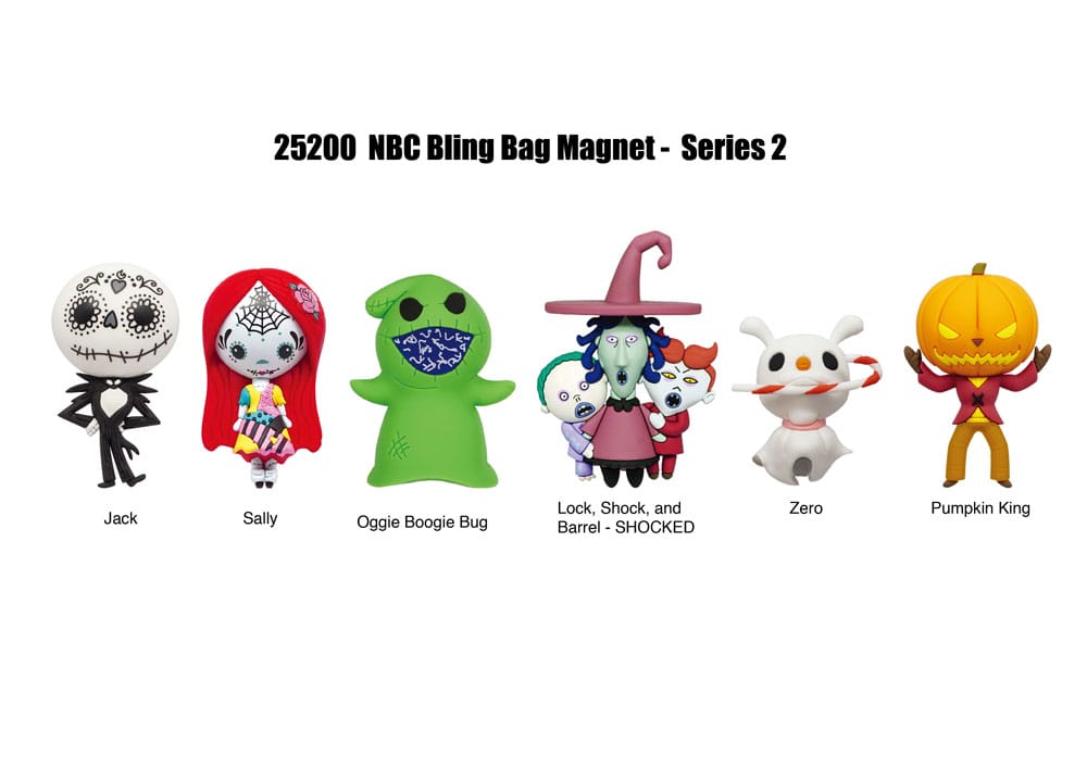 Pesadilla antes de Navidad Imáns blind pack Series 2 Expositor (12)