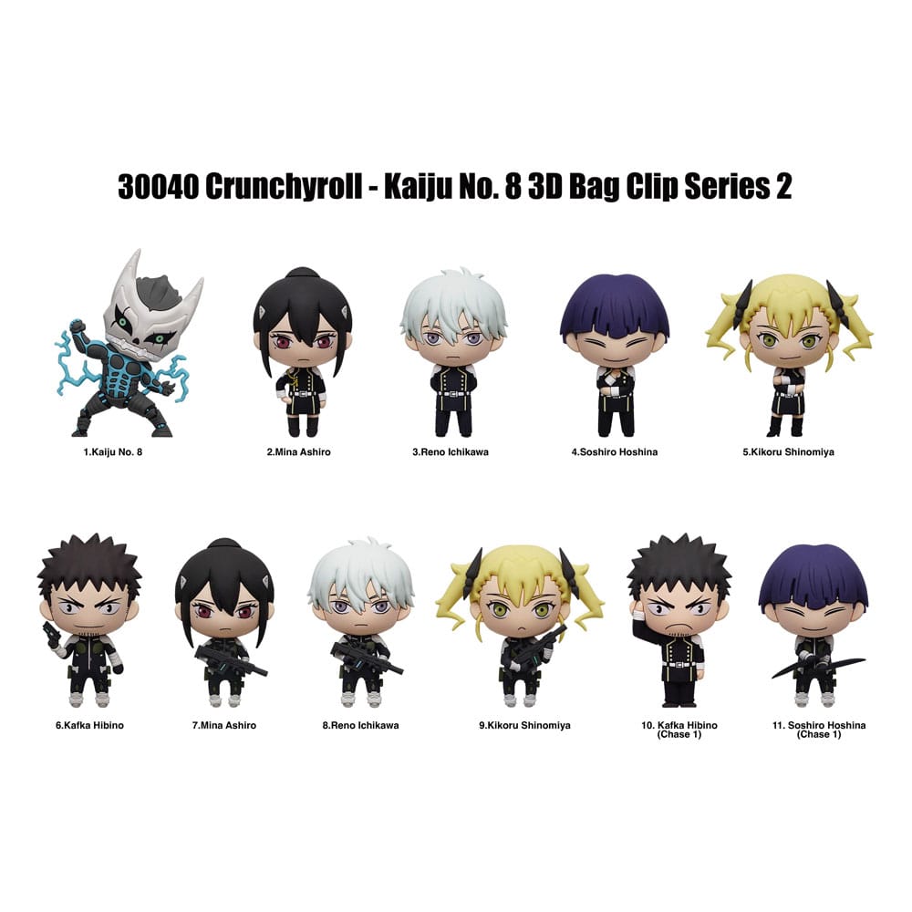 Kaiju No. 8 Colgantes PVC Series 2 Expositor (24) Frikytopia