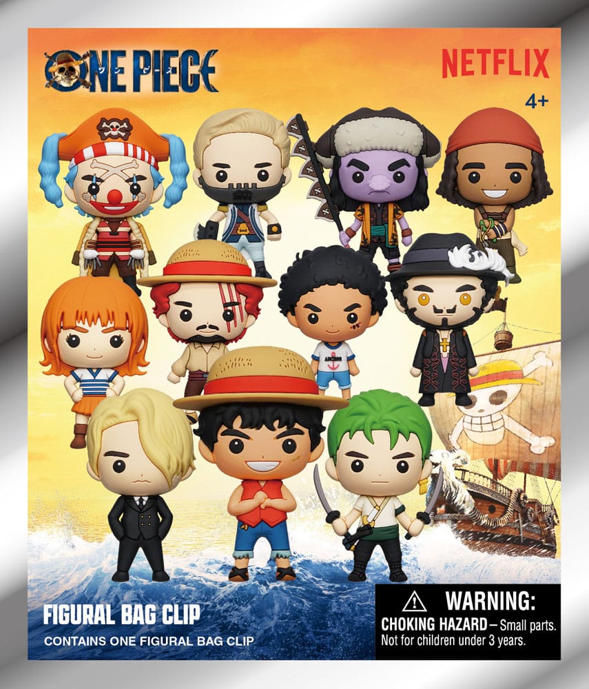 One Piece Colgantes PVC 3D Netflix Series 1 Expositor (24)