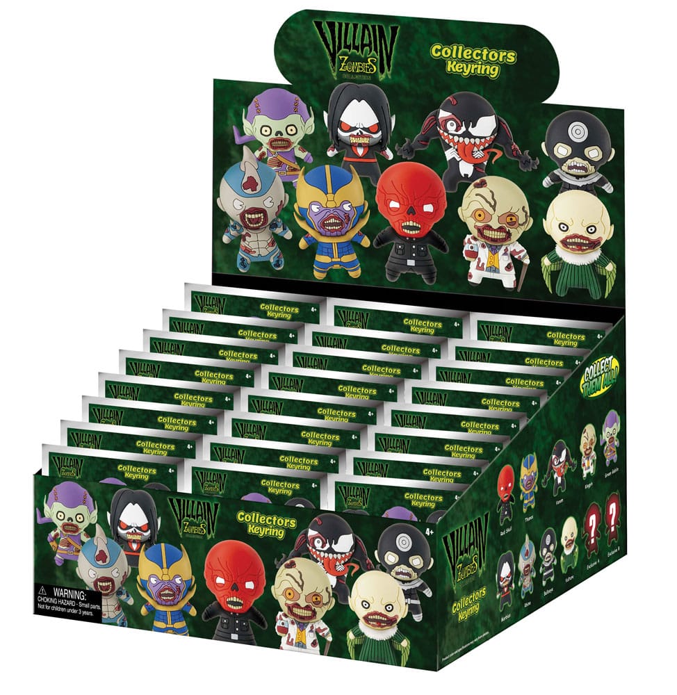 Marvel Colgantes PVC 3D Series 1 Zombies Expositor (24)