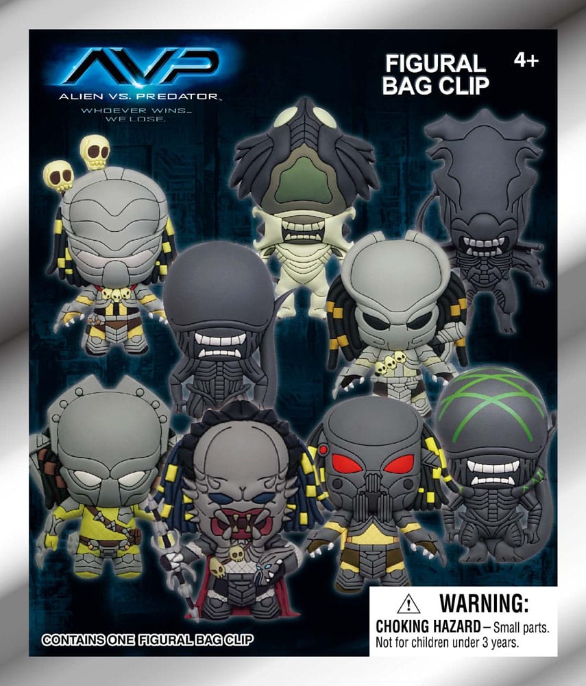 Alien vs. Predator Colgantes PVC 3D Expositor (24)