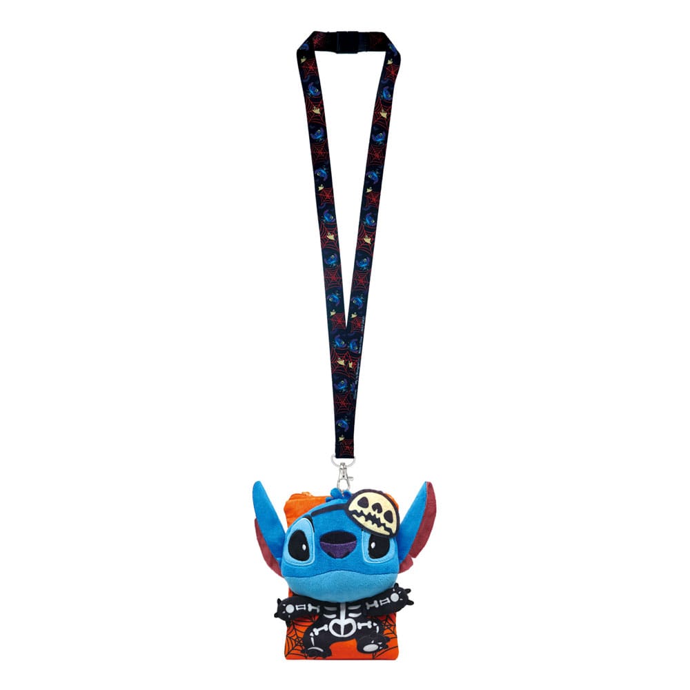 Lilo & Stitch Llavero Stitch Skeleton con tarjetero Pouch