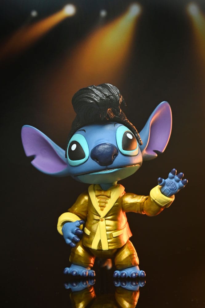 Lilo & Stitch Figura Ultimate Gold Suit Elvis Stitch 18 cm Frikytopia