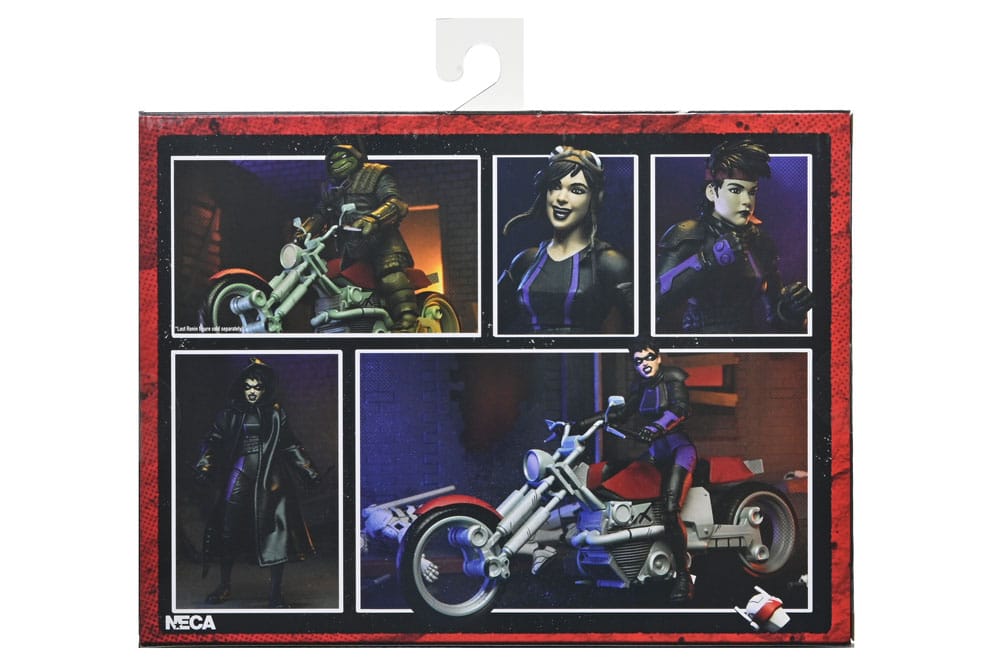 Tortugas Ninja (The Last Ronin The Lost Years) Figura Casey Marie with Last Ronin Motorcycle 18 cm