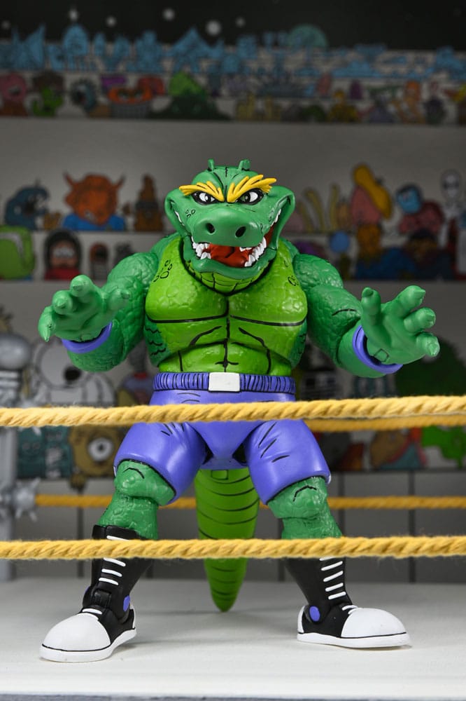 Tortugas Ninja (Archie Comics) Figura Stump Wrestling Leatherhead 18 cm Frikytopia