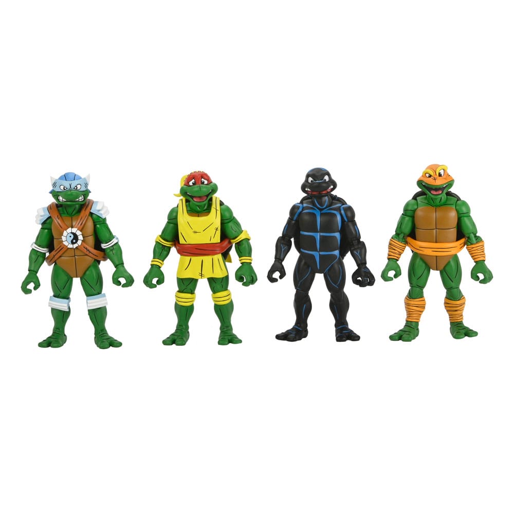 Tortugas Ninja (Archie Comics) Figuras Paquete de 4 Stump Wrestling Turtles 18 cm Frikytopia