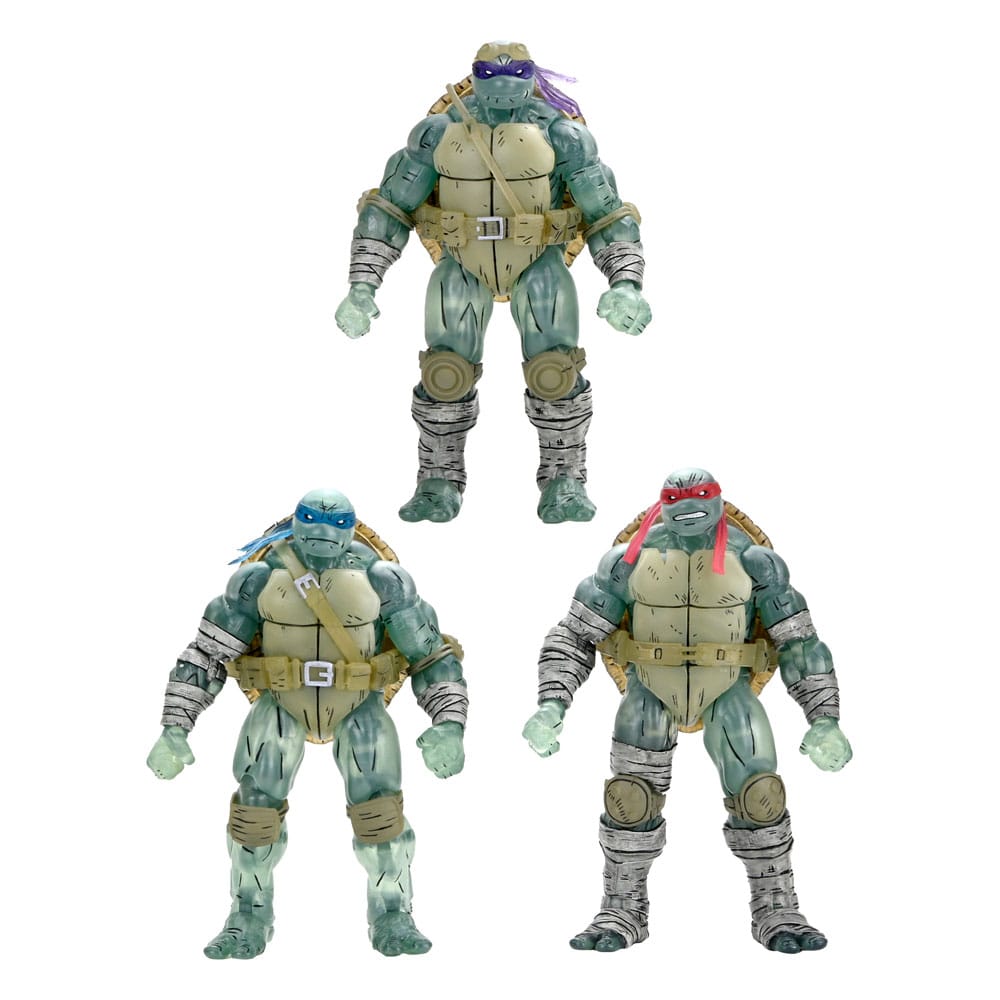 Tortugas Ninja (The Last Ronin) Pack de 3 Figuras Ghost Brothers 18 cm Frikytopia