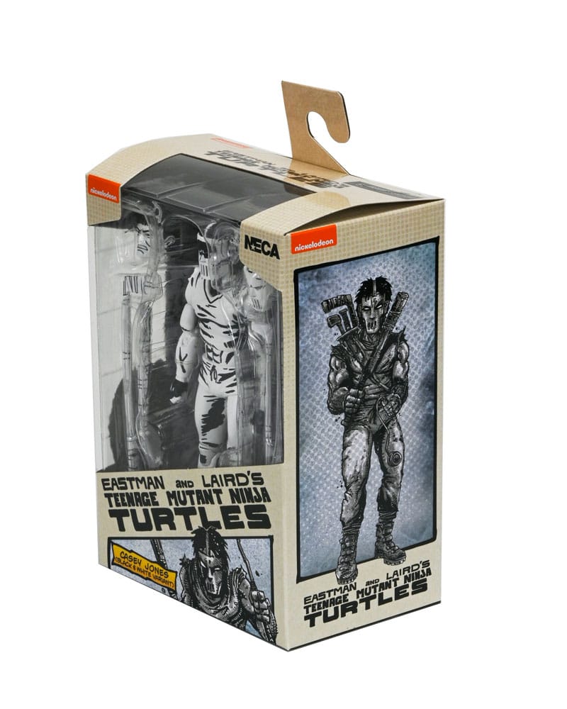 Teenage Mutant Ninja Turtles Figura Casey Jones Black & White 18 cm