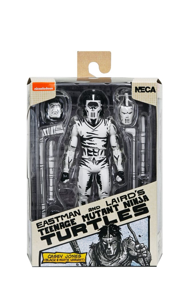 Teenage Mutant Ninja Turtles Figura Casey Jones Black & White 18 cm