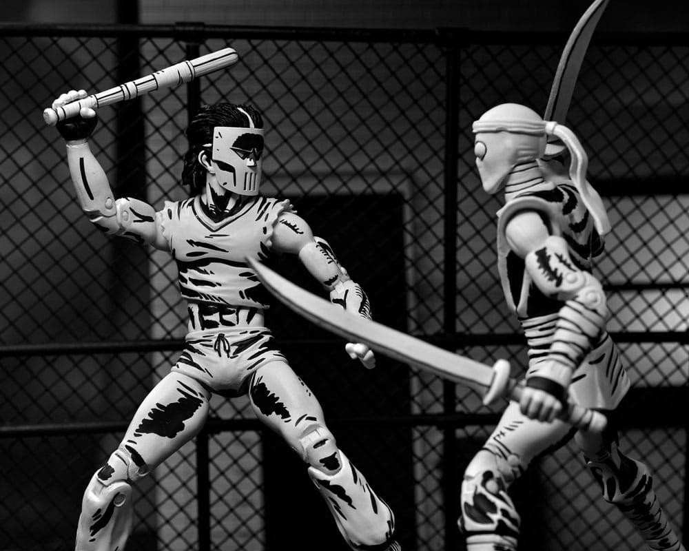 Teenage Mutant Ninja Turtles Figura Casey Jones Black & White 18 cm