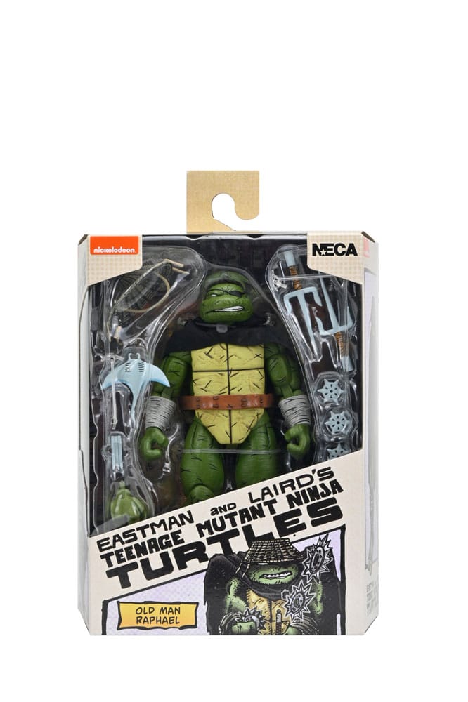 Las Tortugas Ninja Figura Old Man Raphael 18 cm
