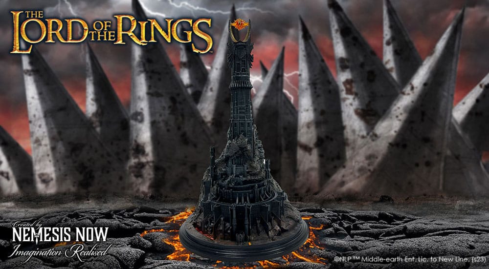 El Señor de los Anillos Quemador de incienso Barad Dur 26 cm