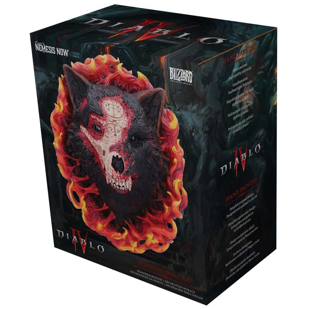 HDiablo IV decoración mural Mephisto 30 cm