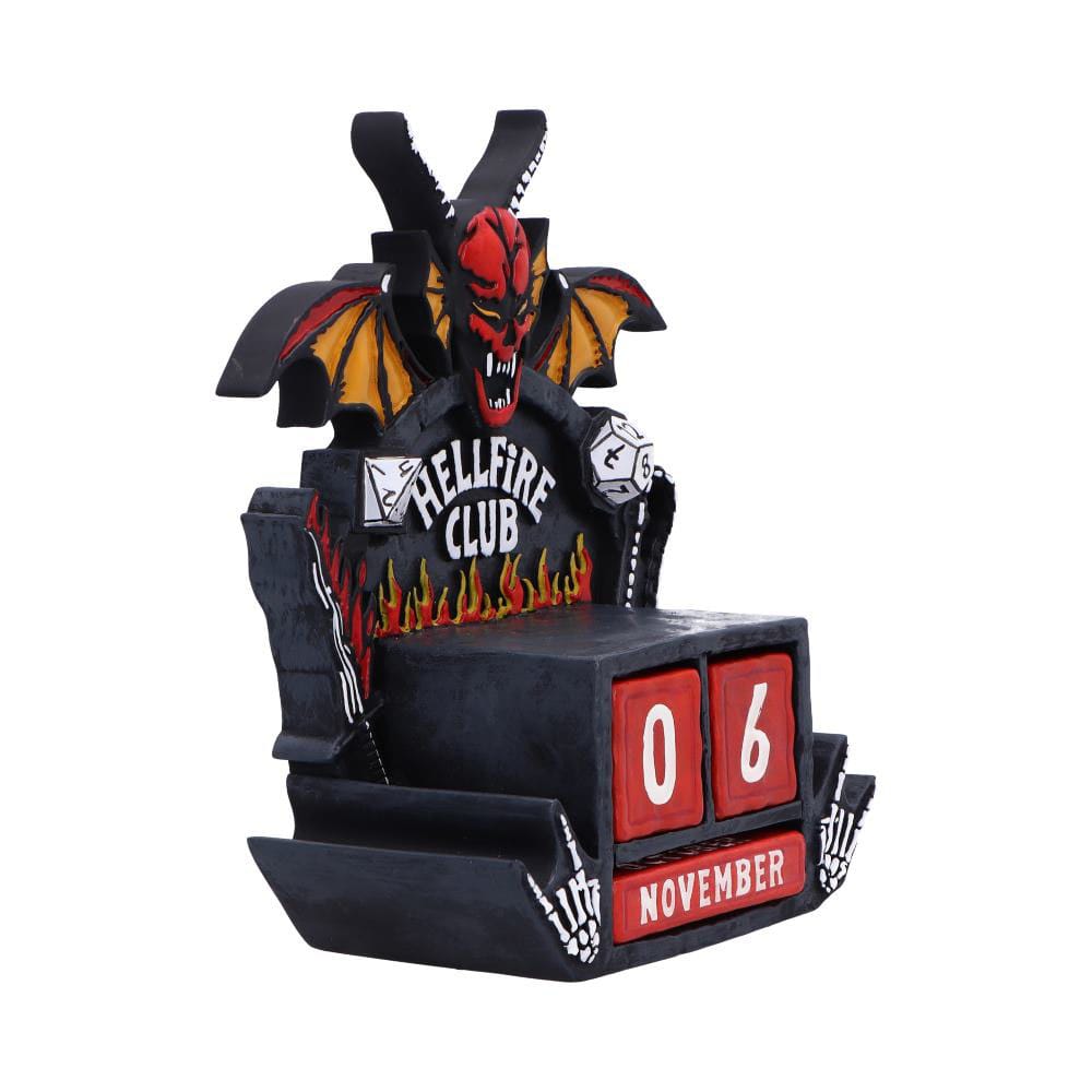 Stranger Things Calendario perpetuo Hellfire Club 15 cm