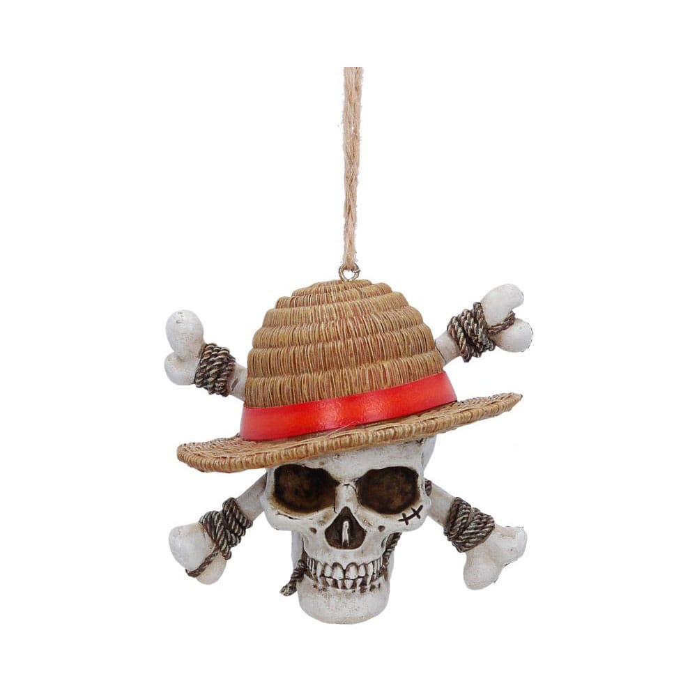 One Piece Decoración Árbol Luffy Jolly Roger 7 cm Frikytopia