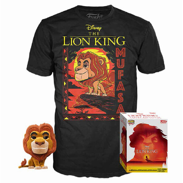 Set figura POP & Tee Disney El Rey Leon Mufasa Frikytopia