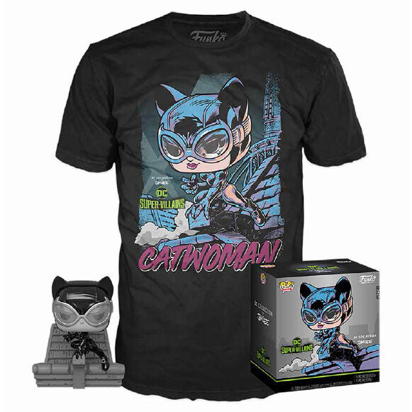 Set figura POP & Tee DC Jim Lee Catwoman Frikytopia