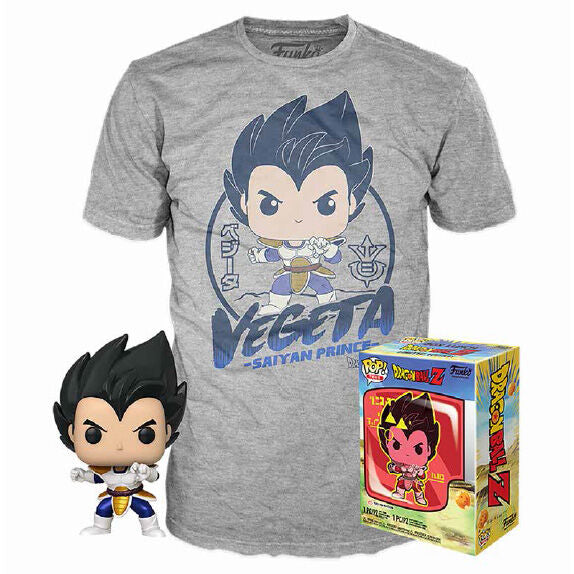 Set figura POP & Tee Dragon Ball Z Vegeta Frikytopia