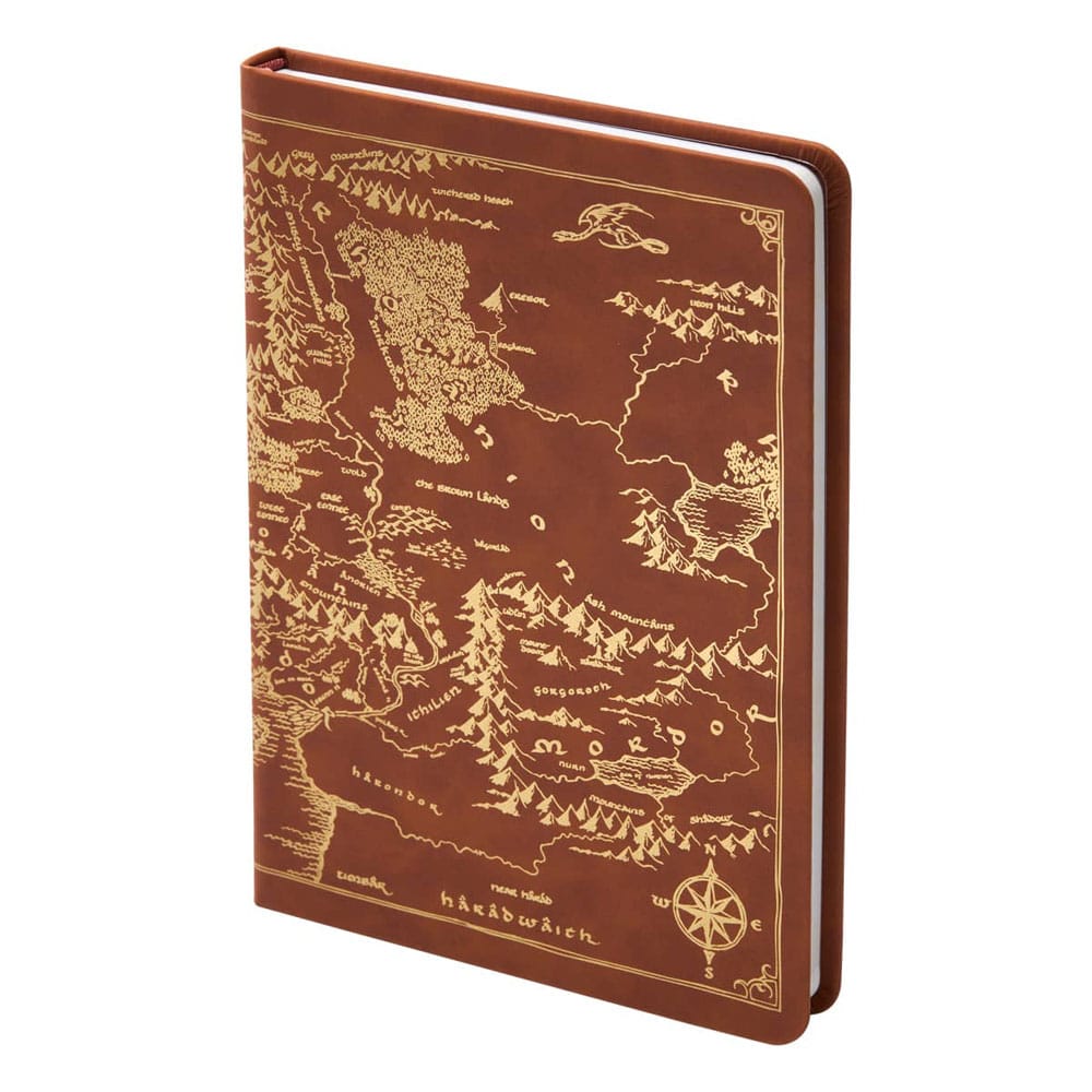 El Señor de los Anillos Diario de Map of Middle-Earth 240 páginas Frikytopia