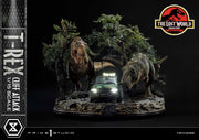 Jurassic World: The Lost World Estatua 1/15 T-Rex Cliff Attack 53 cm