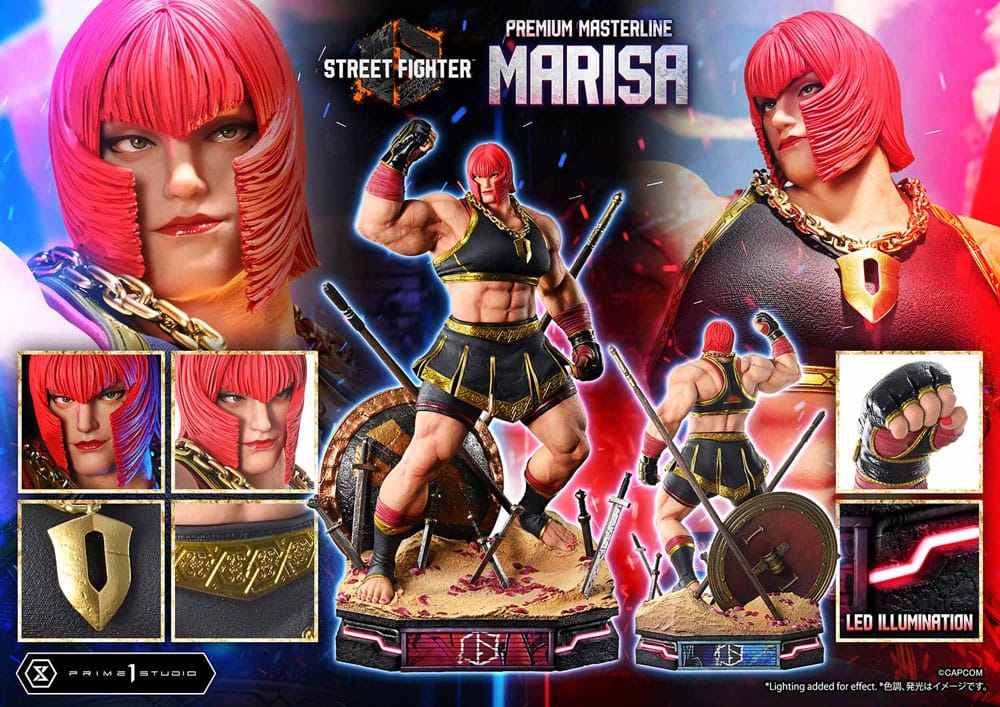 Street Fighter 6 Estatua Premium Masterline Series 1/4 Marisa 70 cm