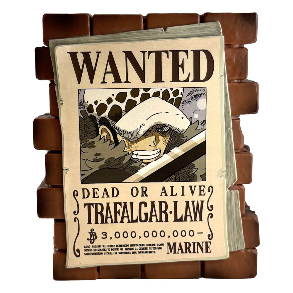 One Piece Hucha Law Wanted Frikytopia