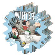 Peanuts Puremind Maqueta Wooden Theater Winter Wonderland