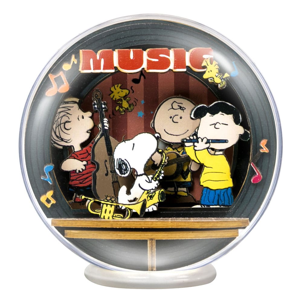 Peanuts Puremind Maqueta El globo Wooden Theater Globe Night of Music Frikytopia