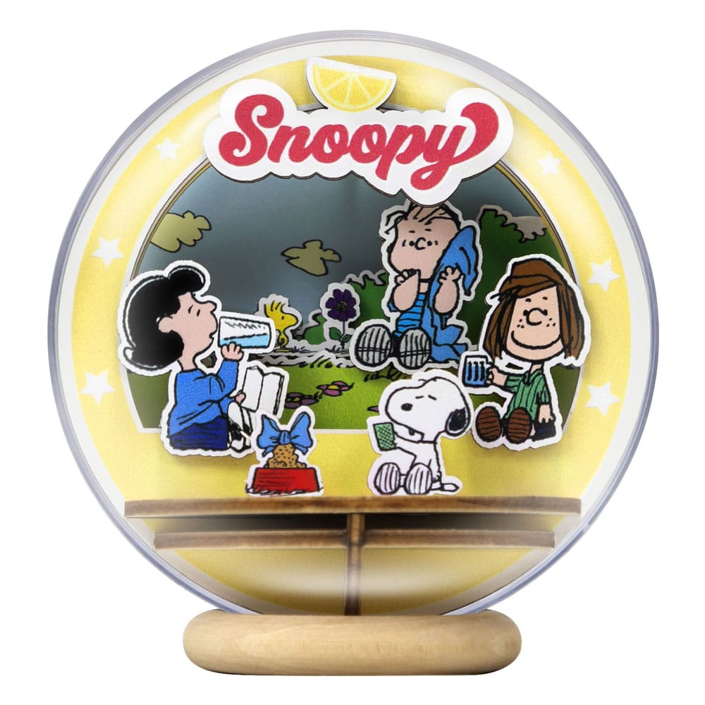 Peanuts Puremind Maqueta Wooden Theater Globe Picnic Party Frikytopia