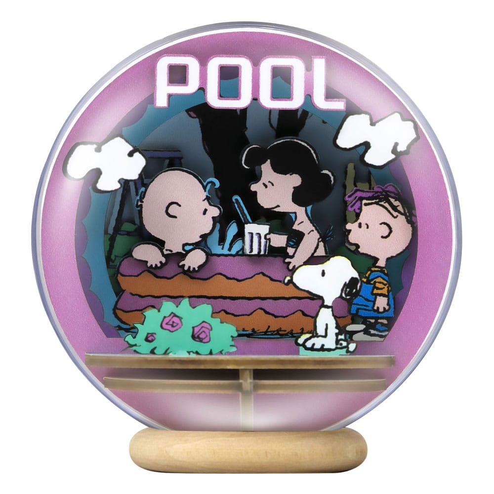 Peanuts Puremind Maqueta Wooden Theater Globe Cool Pool Frikytopia