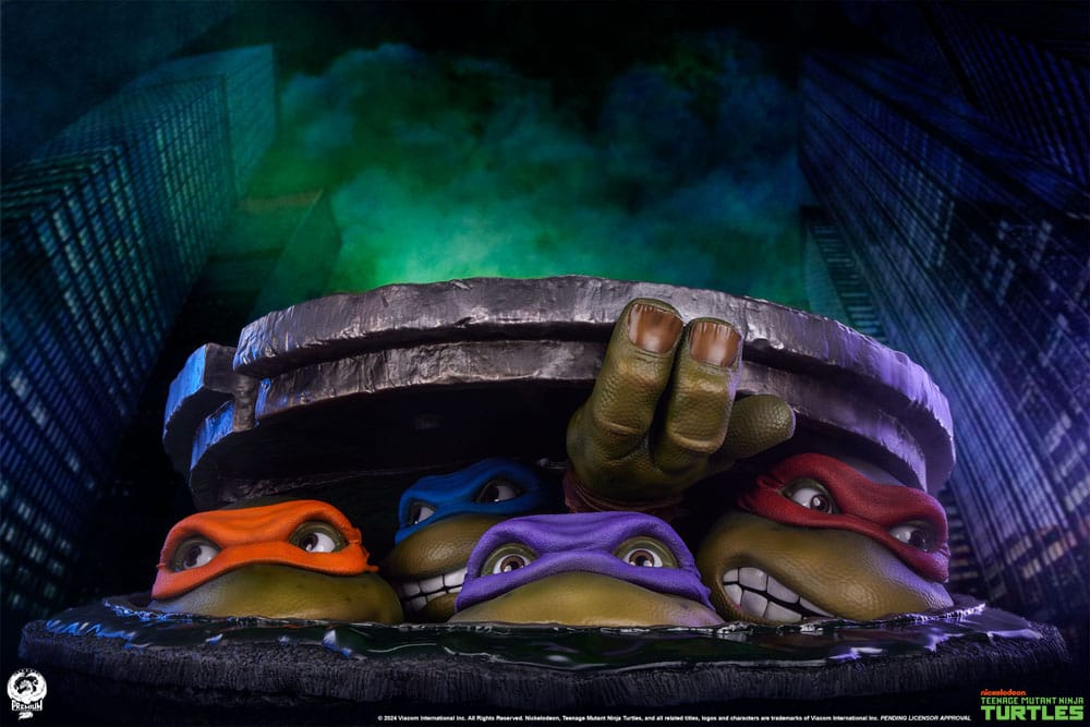 Tortugas Ninja Diorama Statuette Underground 41 cm