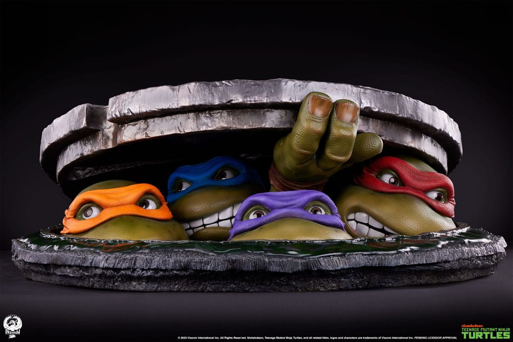 Tortugas Ninja Diorama Statuette Underground 41 cm