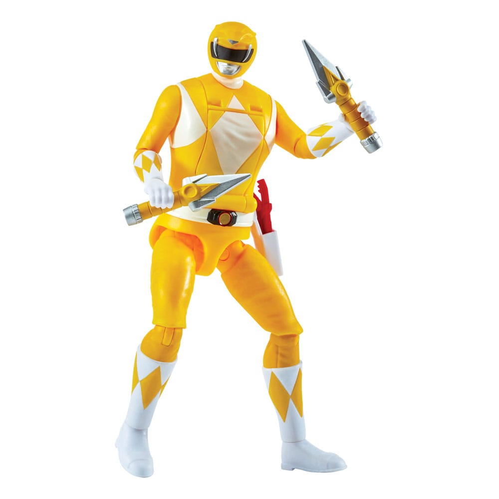 Mighty Morphin Power Rangers Figura Auto-Morphin Yellow Ranger 12 cm Frikytopia