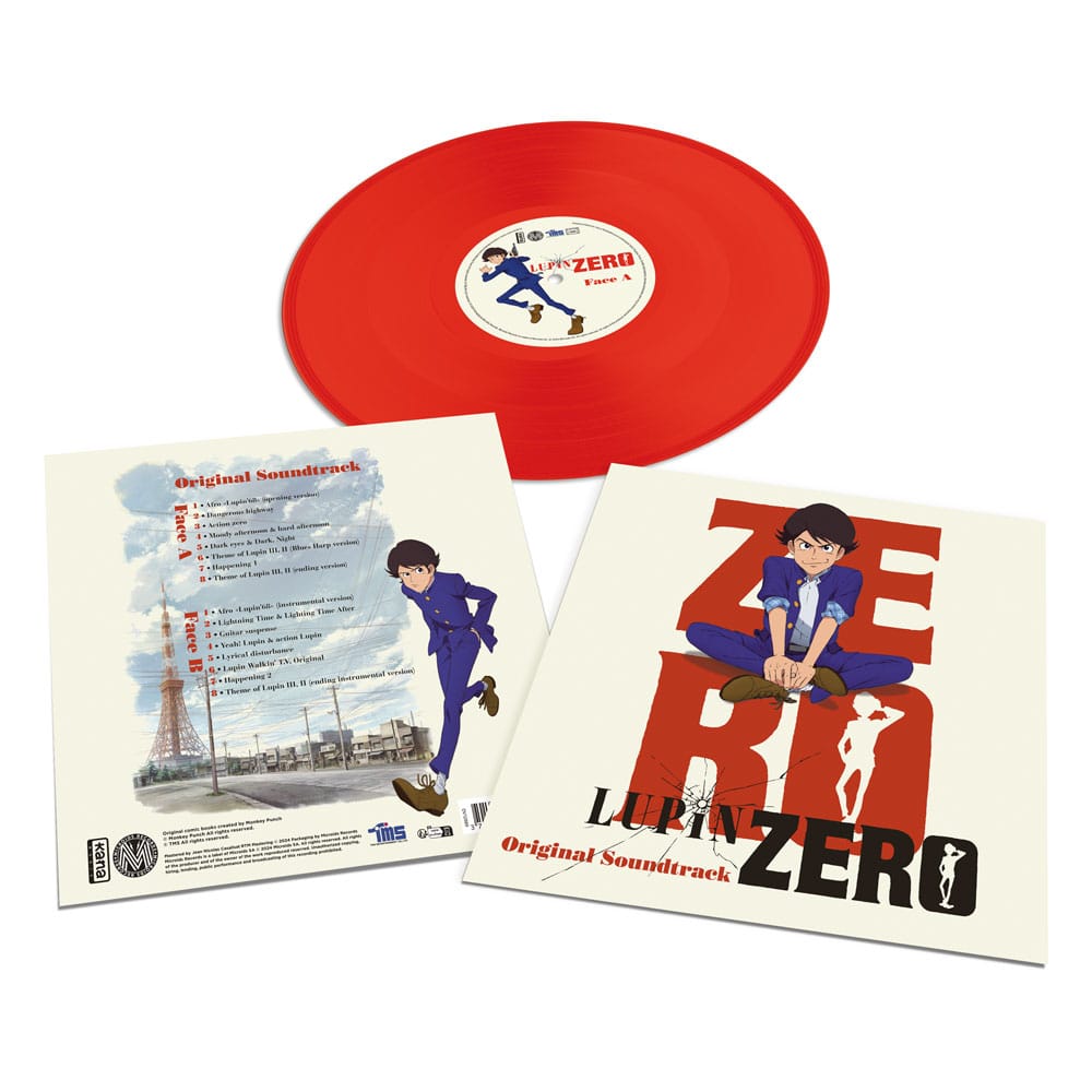 Lupin Zero Best Selection Track Vinilo rojo Frikytopia