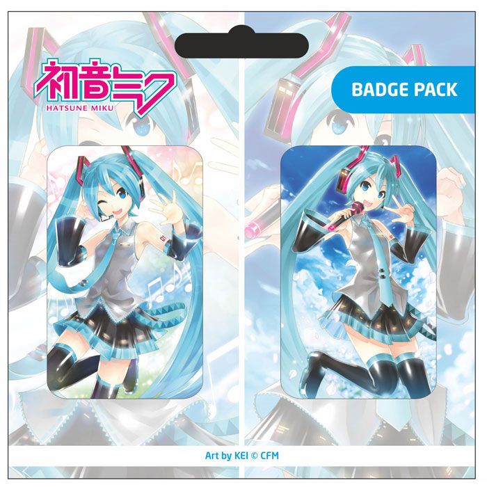 Hatsune Miku Pack de Chapas Set A