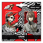 Persona 5 Royal Pack de Chapas Crow / Goro Akechi