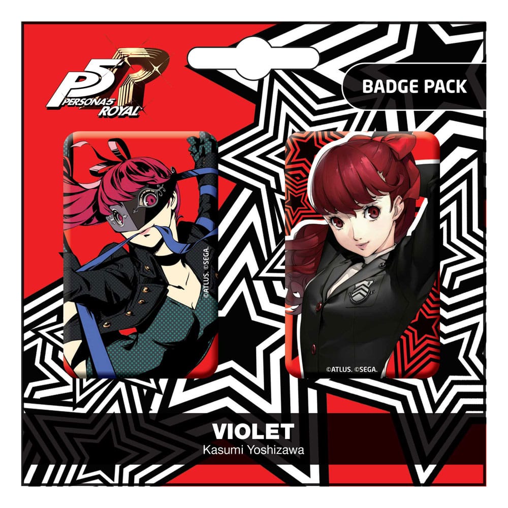 Persona 5 Royal Pack de Chapas Violet / Kasumi Yoshizawa Frikytopia