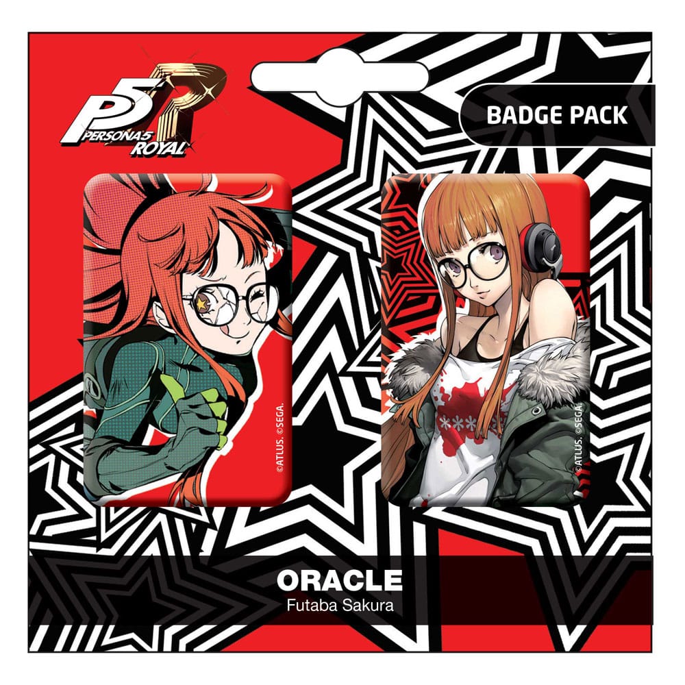 Persona 5 Royal Pack de Chapas Oracle / Futaba Sakura Frikytopia