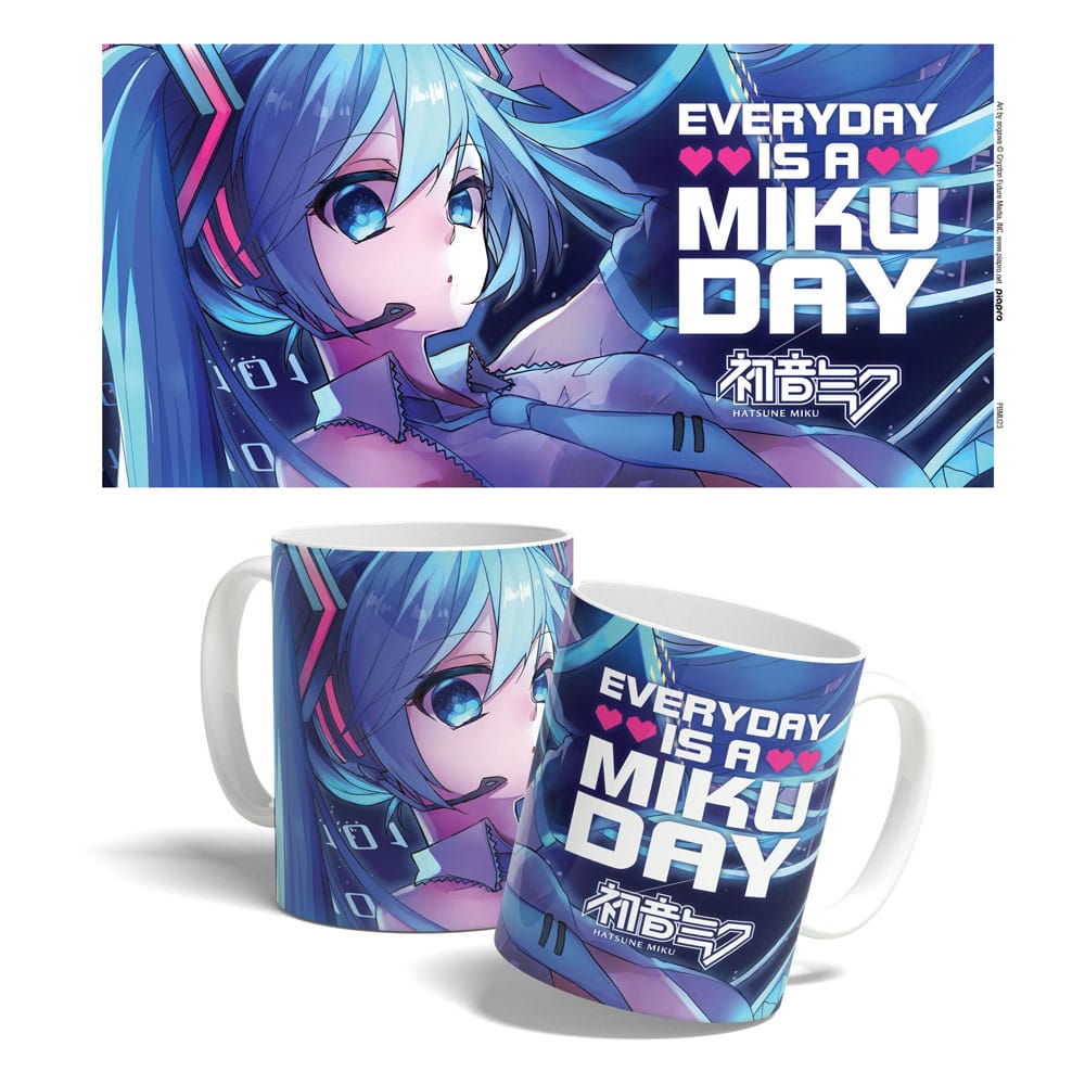 Hatsune Miku Taza Everyday is a Miku Day 325 ml Frikytopia