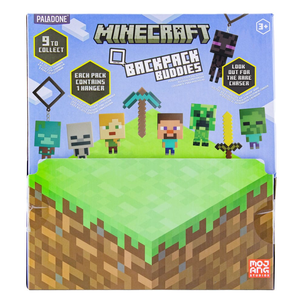 Minecraft Colgantes para maletas Mystery Bags Series 4 Exspositor (24) Frikytopia