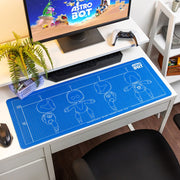 Astro Bot recubierto bajo las manos