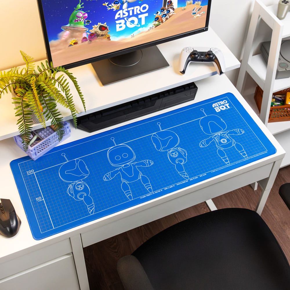 Astro Bot recubierto bajo las manos Frikytopia