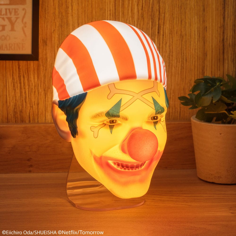 One Piece Lámpara 3D LED Buggy Mask
