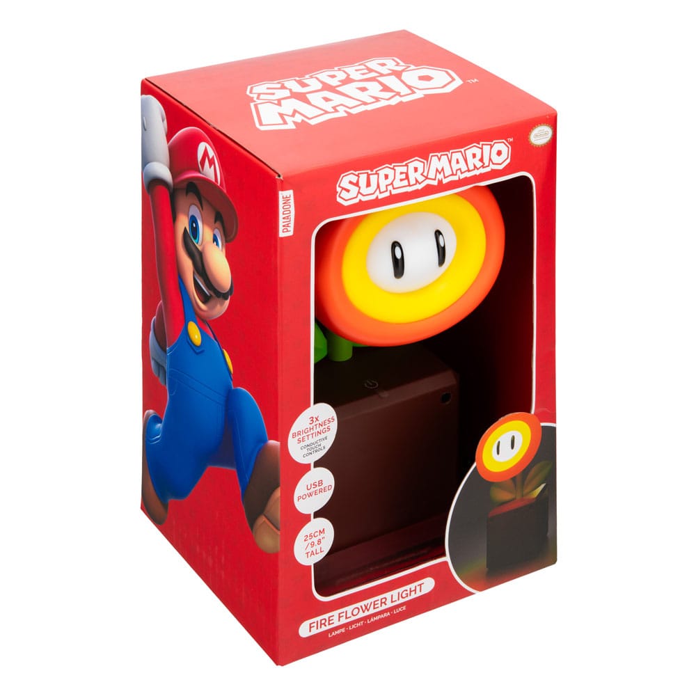 Super Mario Lámpara Fire Flower