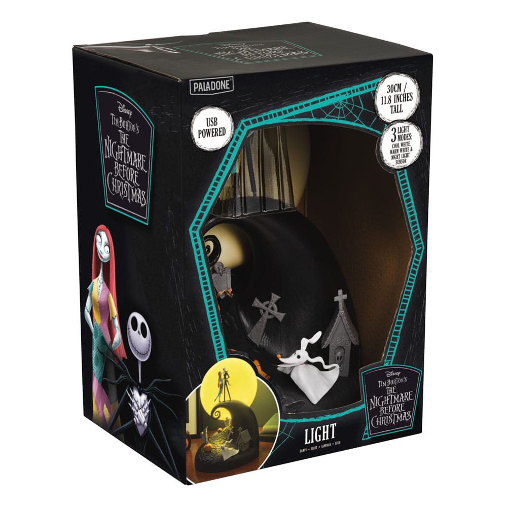 Pesadilla antes de Navidad Lámpara Diorama Jack & Sally
