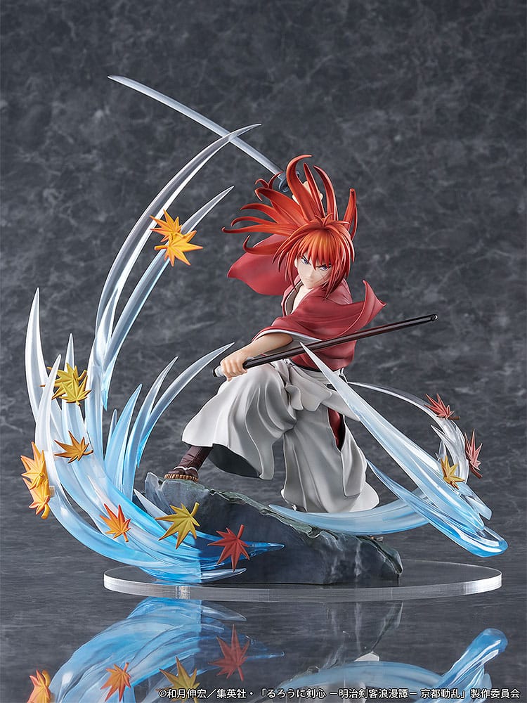 Rurouni Kenshin: Meiji Kenkaku Romantan Kyoto Douran Estatua PVC 1/7 Kenshin Himura Souryusen Ver. 27 cm
