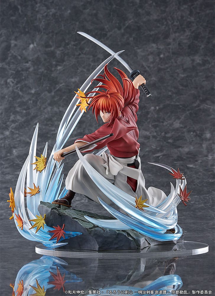 Rurouni Kenshin: Meiji Kenkaku Romantan Kyoto Douran Estatua PVC 1/7 Kenshin Himura Souryusen Ver. 27 cm