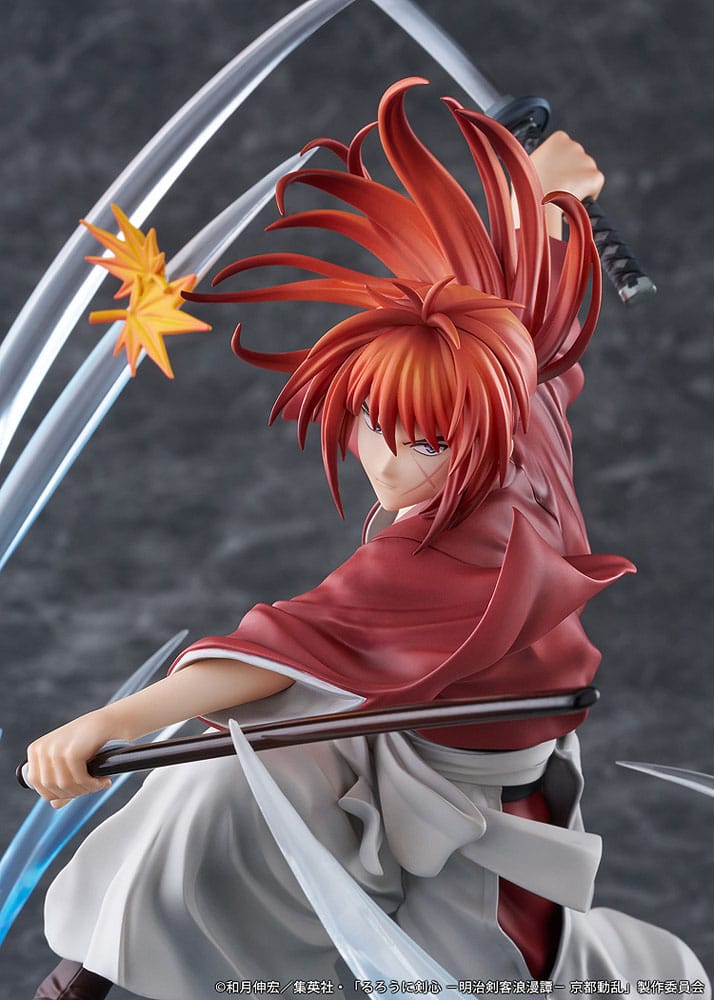 Rurouni Kenshin: Meiji Kenkaku Romantan Kyoto Douran Estatua PVC 1/7 Kenshin Himura Souryusen Ver. 27 cm