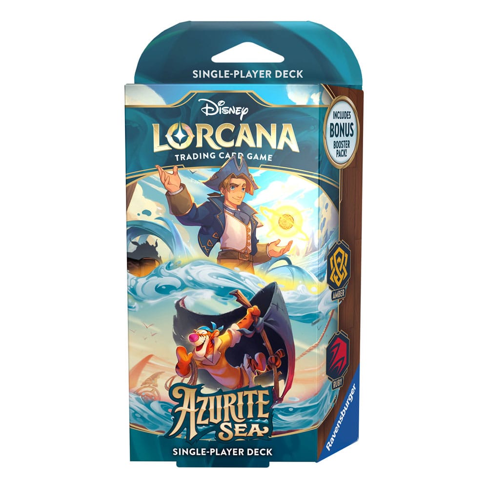 Disney Lorcana TCG Azurite Sea Mazos de Inicio Expositor (8) *Edición Inglés*